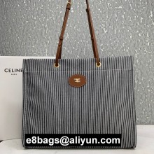 Celine striped canvas tote 02 2020