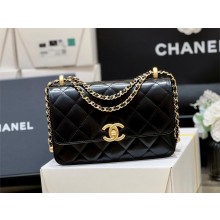 Chanel Calfskin Mini Flap Bag AP2615/AP2649 BLACK 2021