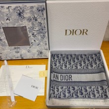 Dior Cashmere and Linen Oblique Shawl light gray 2022