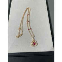 bvlgari divas' dream necklace with red diamond 2023 