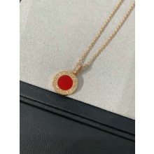 bvlgari bvlgari necklace red/white 2023