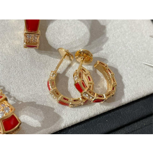 bvlgari serpenti earrings red 2023