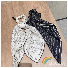 Chanel cc logo printed square scarf AA8028 2024