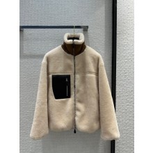 Loewe Shearling Jacket creamy 2023
