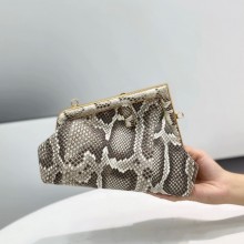 Fendi First Small Python Leather Bag 2021
