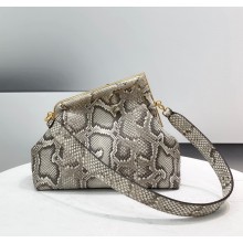 Fendi First Medium Python Leather Bag 2021
