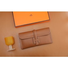 Hermes Jige Elan 29 Swift Clutch Bag golden brown handmade(original quality)