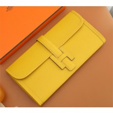 Hermes Jige Elan 29 epsom leather Clutch Bag jaune ambre handmade(original quality)