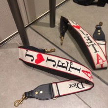 Dior Fabric Heart Embroidered strap 2019