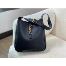 Saint Laurent le 5 à 7 supple small Bag in grained leather 713938 black (original quality)