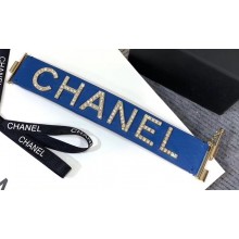 Chanel Cuff Bracelet AB0647 Blue 2019