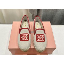 MIU MIU logo-embroidered espadrilles 03 2024