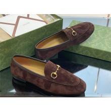Gucci Jordaan loafer ‎406994 dark coffee 2023
