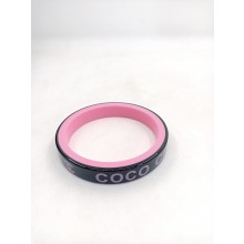 CHANEL Resin Black & Pink Bracelet AB8421 