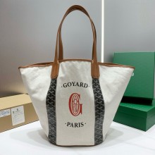 Goyard belharra reversible Tote BROWN 2025