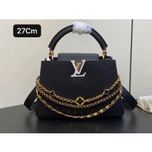 Louis vuitton Capucines BB AG IN Taurillon leather BLACK M12345 2025