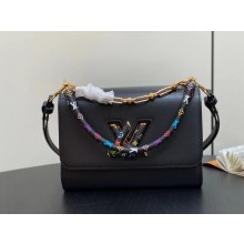 LV x TM Twist MMSlim BAG IN EPI LEATHER BLACK M13243 2025