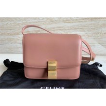 Celine mini Classic box Bag in Calfskin nude pink