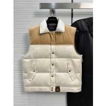 Louis Vuitton DOWN GILET BEIGE/WHITE 2023