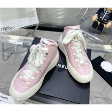 Chanel Wool Tweed sneakers G46008 pink 2024