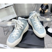 Chanel Lambskin sneakers G46008 blue 2024