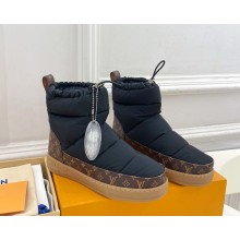 Louis Vuitton LV Cloud Ankle Boot Nylon and Monogram canvas1ADD4O black 1116-2024