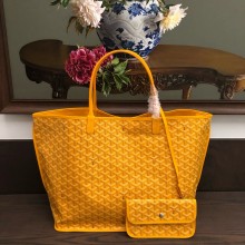 Goyard Anjou Reversible Tote PM/GM Bag yellow