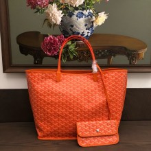 Goyard Anjou Reversible Tote PM/GM Bag orange