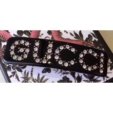 Gucci Crystal Single Hair Barrette 513120 Black