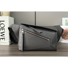Loewe Small Puzzle bumbag in classic calfskin gray