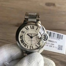 CARTIER BALLON BLEU DE CARTIER WATCH 33MM SILVER