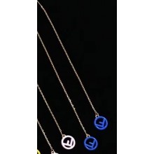 Fendi F Is Fendi Long Chain Earrings Blue