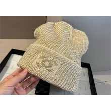 chanel logo knitted Beanie 02 2024