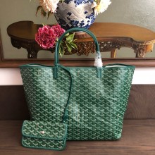 Goyard Saint Louis GM Tote Bag GREEN