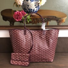 Goyard Saint Louis GM Tote Bag BURGUNDY