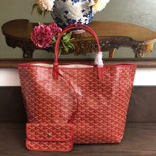 Goyard Saint Louis GM Tote Bag RED
