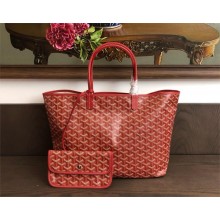 Goyard Saint Louis PM Tote Bag red