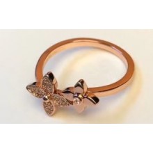 Louis Vuitton Star Blossom Ring, Pink Gold And Diamonds Q9L25A