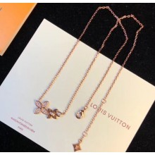 Louis Vuitton Star Blossom Necklace, Pink Gold And Diamonds Q93689