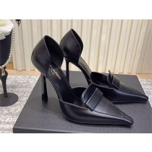 Saint Laurent D'ORSAY pumps in smooth leather 110mm black 2024