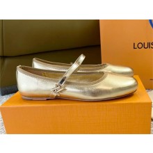 Louis Vuitton Romy Flat Ballerina 1ACULI GOLD 2024