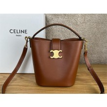 CELINE TAN SMALL BUCKET LOUISE IN SMOOTH CALFSKIN 2025