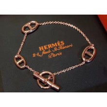 Hermes Farandole Bracelet Pink Gold