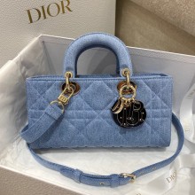 dior blue Cannage Denim Lady D-Joy Bag 2022