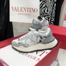 Valentino LACE AND MESH LACERUNNER SNEAKER white 2022