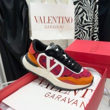 Valentino LACE AND MESH LACERUNNER SNEAKER orange/red 2022