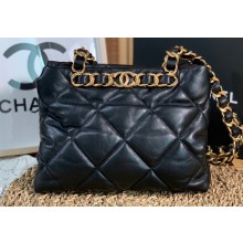 Chanel Small Shopping Bag in Lambskin AS3502 Black 2022