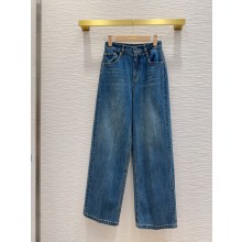 MIU MIU NAVY denim jeans 2025