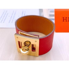 hermes bangle in epsom leather red 2025