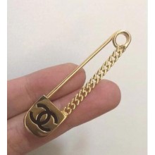 Chanel Vintage Pin A97611 Gold 2018